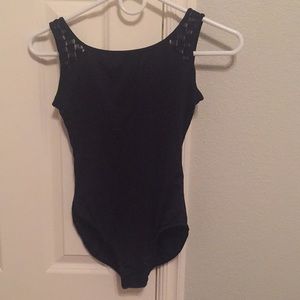 Black boat neck leotard💕